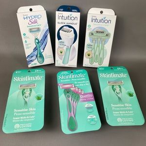 Schick Hydro Silk, Schick Intuition, Skintimate Women’s Razor Bundles